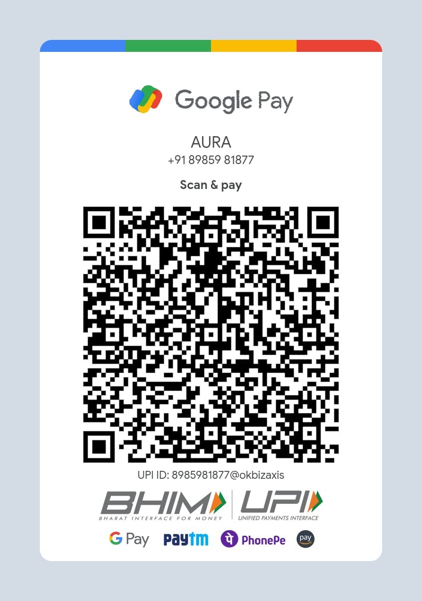 Aura Trust UPI QR code